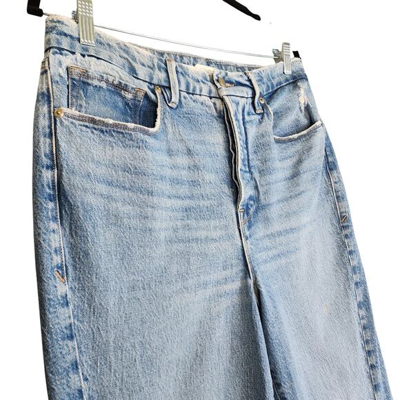 Good American Light Blue Straight Leg Jeans - Picture 5 of 15